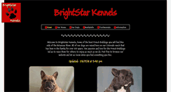 Desktop Screenshot of brightstarkennels.net