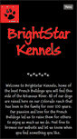 Mobile Screenshot of brightstarkennels.net